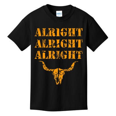 USA in order Texas longhorn pride Kids T-Shirt