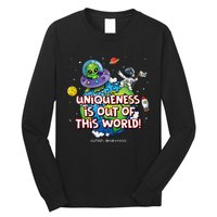 Uniqueness Is Out Of This World Autism Awareness Long Sleeve Shirt