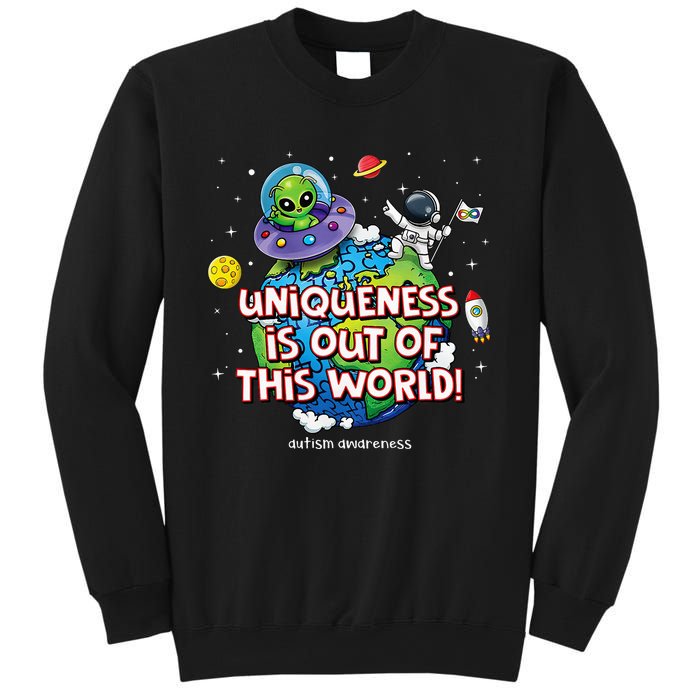 Uniqueness Is Out Of This World Autism Awareness Sweatshirt