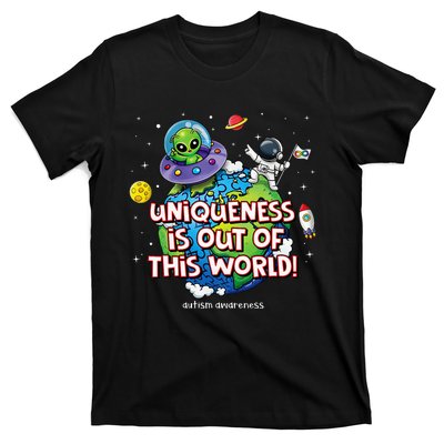 Uniqueness Is Out Of This World Autism Awareness T-Shirt