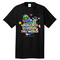 Uniqueness Is Out Of This World Autism Awareness Tall T-Shirt