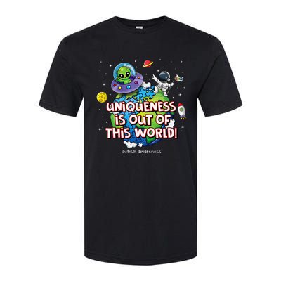 Uniqueness Is Out Of This World Autism Awareness Softstyle CVC T-Shirt