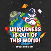 Uniqueness Is Out Of This World Autism Awareness Space Garment-Dyed Fleece Hoodie