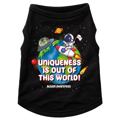 Uniqueness Is Out Of This World Autism Awareness Space Doggie Tank
