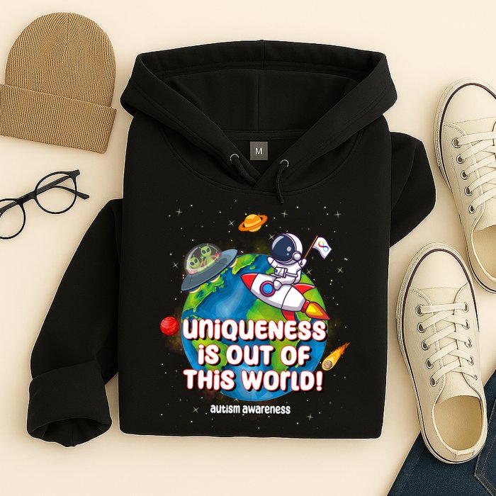 Uniqueness Is Out Of This World Autism Awareness Space Hoodie