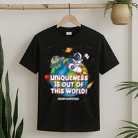 Uniqueness Is Out Of This World Autism Awareness Space T-Shirt