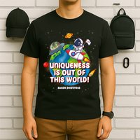 Uniqueness Is Out Of This World Autism Awareness Space T-Shirt