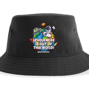 Uniqueness Is Out Of This World Autism Awareness Space Sustainable Bucket Hat