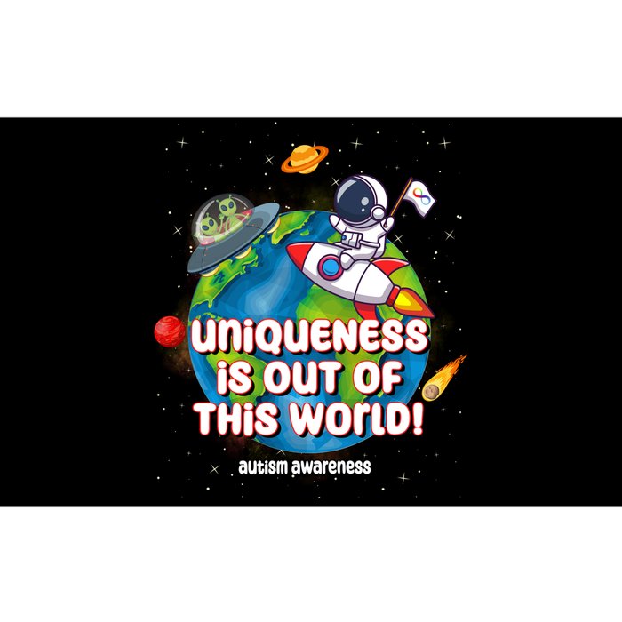 Uniqueness Is Out Of This World Autism Awareness Space Bumper Sticker