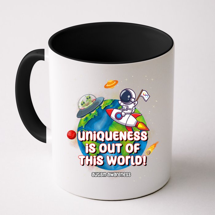 Uniqueness Is Out Of This World Autism Awareness Space Mug