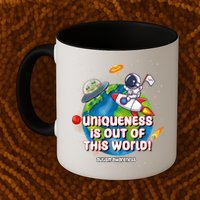 Uniqueness Is Out Of This World Autism Awareness Space Mug