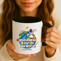 Uniqueness Is Out Of This World Autism Awareness Space Mug