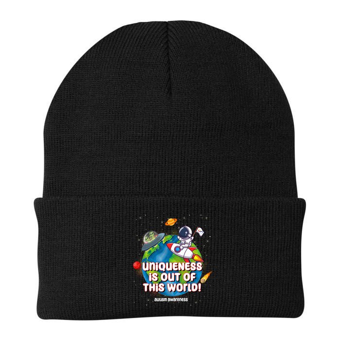 Uniqueness Is Out Of This World Autism Awareness Space Beanie