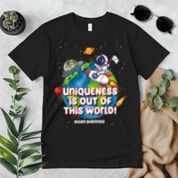Uniqueness Is Out Of This World Autism Awareness Space Premium T-Shirt
