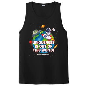 Uniqueness Is Out Of This World Autism Awareness Space PosiCharge Competitor Tank