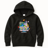 Uniqueness Is Out Of This World Autism Awareness Space Kids Hoodie