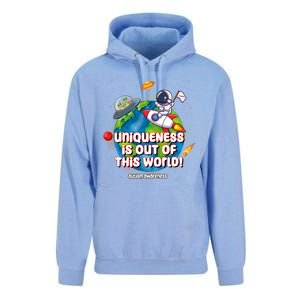 Uniqueness Is Out Of This World Autism Awareness Space Unisex Surf Hoodie