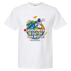 Uniqueness Is Out Of This World Autism Awareness Space Garment-Dyed Heavyweight T-Shirt