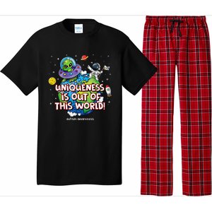 Uniqueness Is Out Of This World Autism Awareness Pajama Set