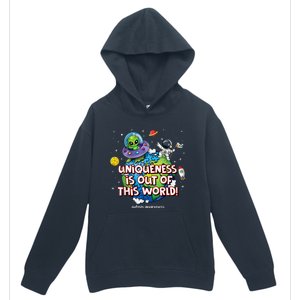 Uniqueness Is Out Of This World Autism Awareness Urban Pullover Hoodie