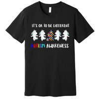 Unicorn It's OkTo Be Different Autism Awareness Tee Premium T-Shirt