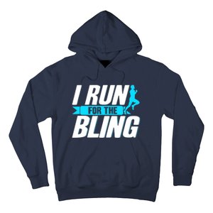 Ultramarathon I Run For The Bling Ultra Marathon Runner Hoodie