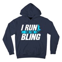 Ultramarathon I Run For The Bling Ultra Marathon Runner Hoodie