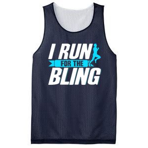 Ultramarathon I Run For The Bling Ultra Marathon Runner Mesh Reversible Basketball Jersey Tank