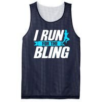 Ultramarathon I Run For The Bling Ultra Marathon Runner Mesh Reversible Basketball Jersey Tank