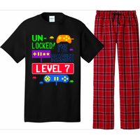 Unlocked Ive Reached Level 7 Arcade 7th Birthday Party Gift Pajama Set