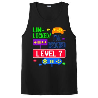 Unlocked Ive Reached Level 7 Arcade 7th Birthday Party Gift PosiCharge Competitor Tank