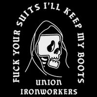 Union Ironworkers Reaper Skull Fuck Your Suits Hoodie