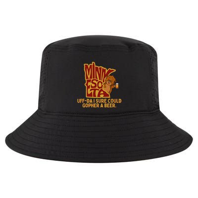 Uffda I Sure Could Gopher A Beer Mn Gopher Cool Comfort Performance Bucket Hat