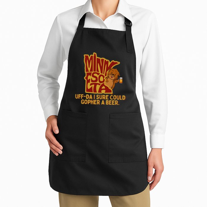 Uffda I Sure Could Gopher A Beer Mn Gopher Apron