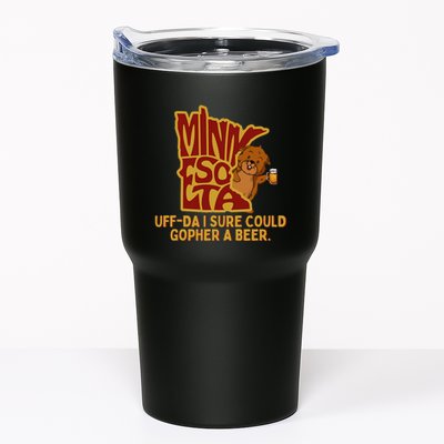Uffda I Sure Could Gopher A Beer Mn Gopher Tumbler