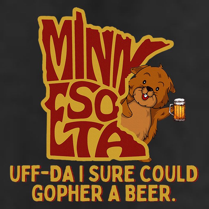 Uffda I Sure Could Gopher A Beer Mn Gopher Trucker Hat