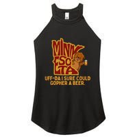 Uffda I Sure Could Gopher A Beer Mn Gopher Women's Perfect Tri Rocker Tank