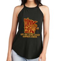 Uffda I Sure Could Gopher A Beer Mn Gopher Women's Perfect Tri Rocker Tank