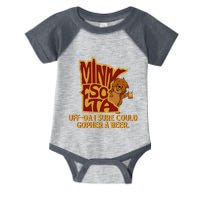 Uffda I Sure Could Gopher A Beer Mn Gopher Infant Baby Jersey Bodysuit