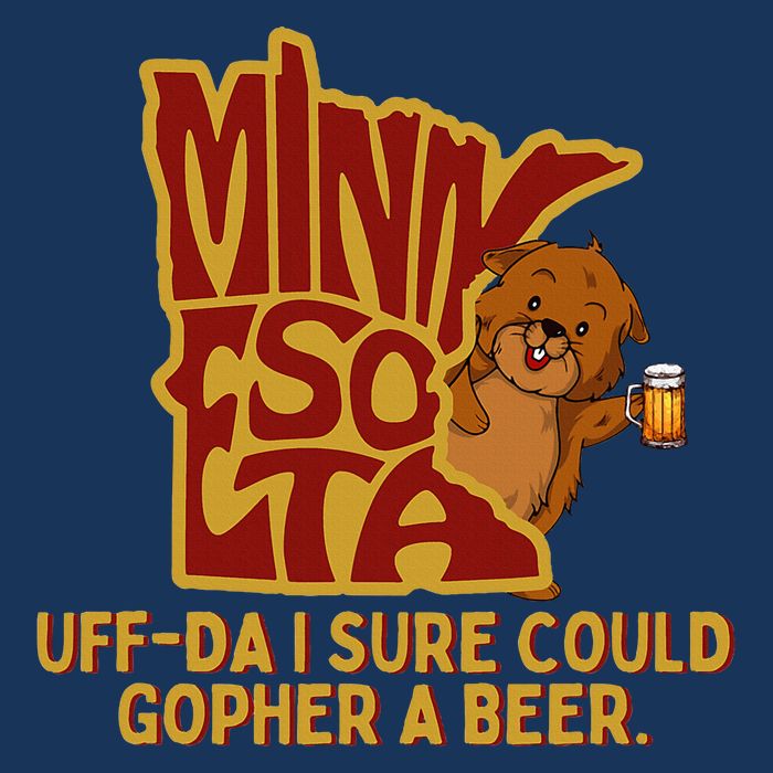 Uffda I Sure Could Gopher A Beer Mn Gopher Infant Baby Jersey Bodysuit