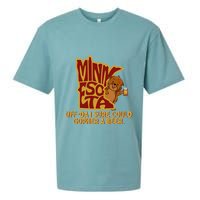 Uffda I Sure Could Gopher A Beer Mn Gopher Sueded Cloud Jersey T-Shirt