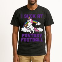 Unicorn I Suck At Fantasy Football Funny FFL Loser Tall T-Shirt