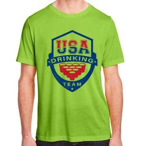 Usa Ing Team 4th Of July Funny Independence Day Drunk Cool Gift Adult ChromaSoft Performance T-Shirt