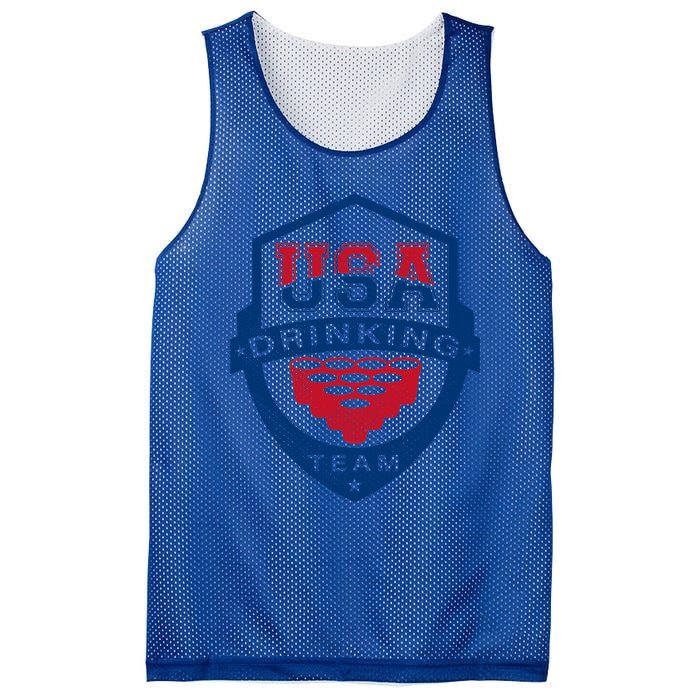 Usa Ing Team 4th Of July Funny Independence Day Drunk Cool Gift Mesh Reversible Basketball Jersey Tank