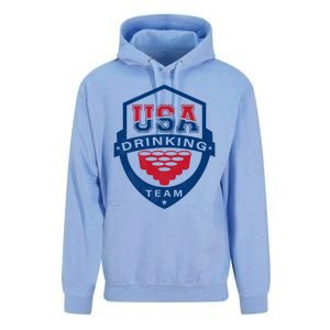 Usa Ing Team 4th Of July Funny Independence Day Drunk Cool Gift Unisex Surf Hoodie