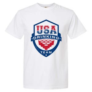 Usa Ing Team 4th Of July Funny Independence Day Drunk Cool Gift Garment-Dyed Heavyweight T-Shirt