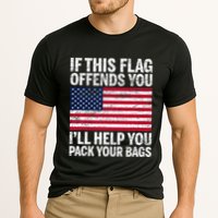 Usa If This Flag Offends You ILl Help You Pack Your Bags Cooling Performance Crew T-Shirt
