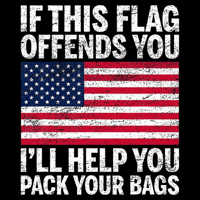 Usa If This Flag Offends You ILl Help You Pack Your Bags Cooling Performance Crew T-Shirt