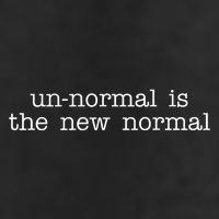 Unnormal Is The New Normal Garment-Dyed Fleece Hoodie