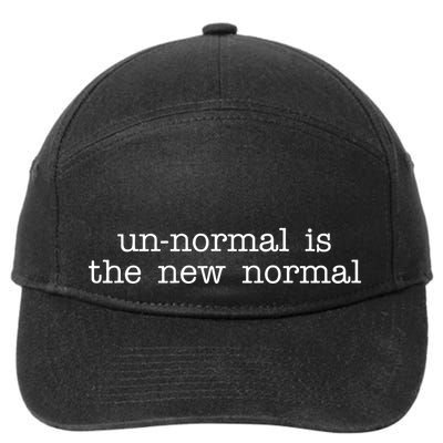 Unnormal Is The New Normal 7-Panel Snapback Hat
